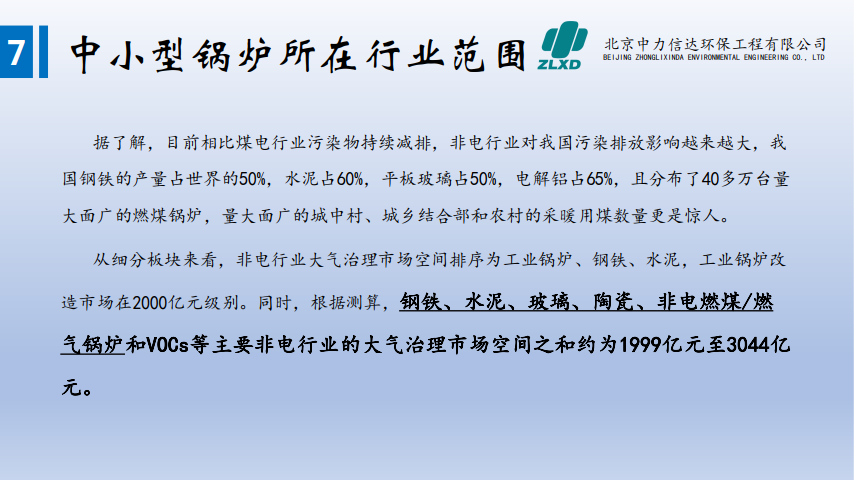 中力信达小型锅炉尾部环保改造